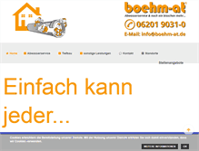 Tablet Screenshot of boehm-at.de